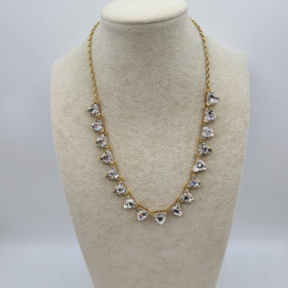 J Crew Clear Crystal Statement Necklace - Picture 10 of 10